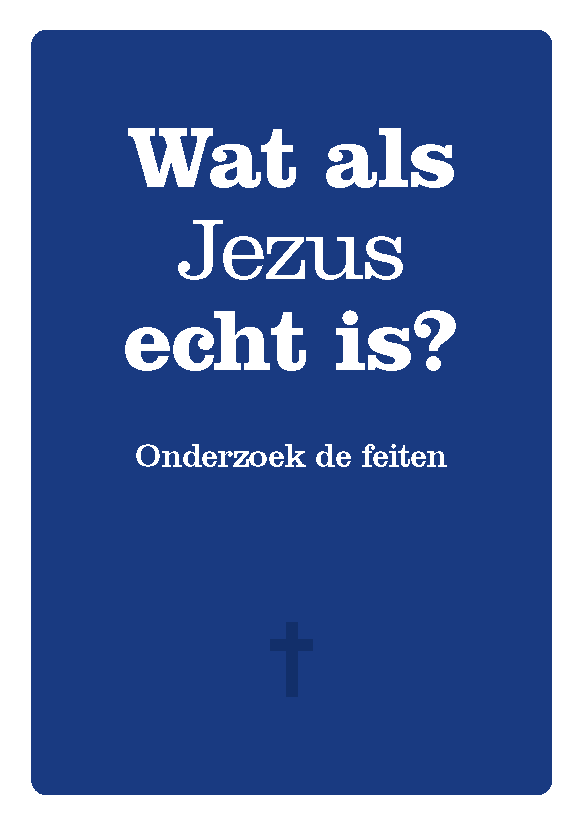 Miniboekje "Wat als Jezus echt is?" (10 stuks Nederlands) - Afbeelding 2
