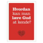 Miniboekje "Hoe kan ik God leren kennen?" (20 stuks Deens)
