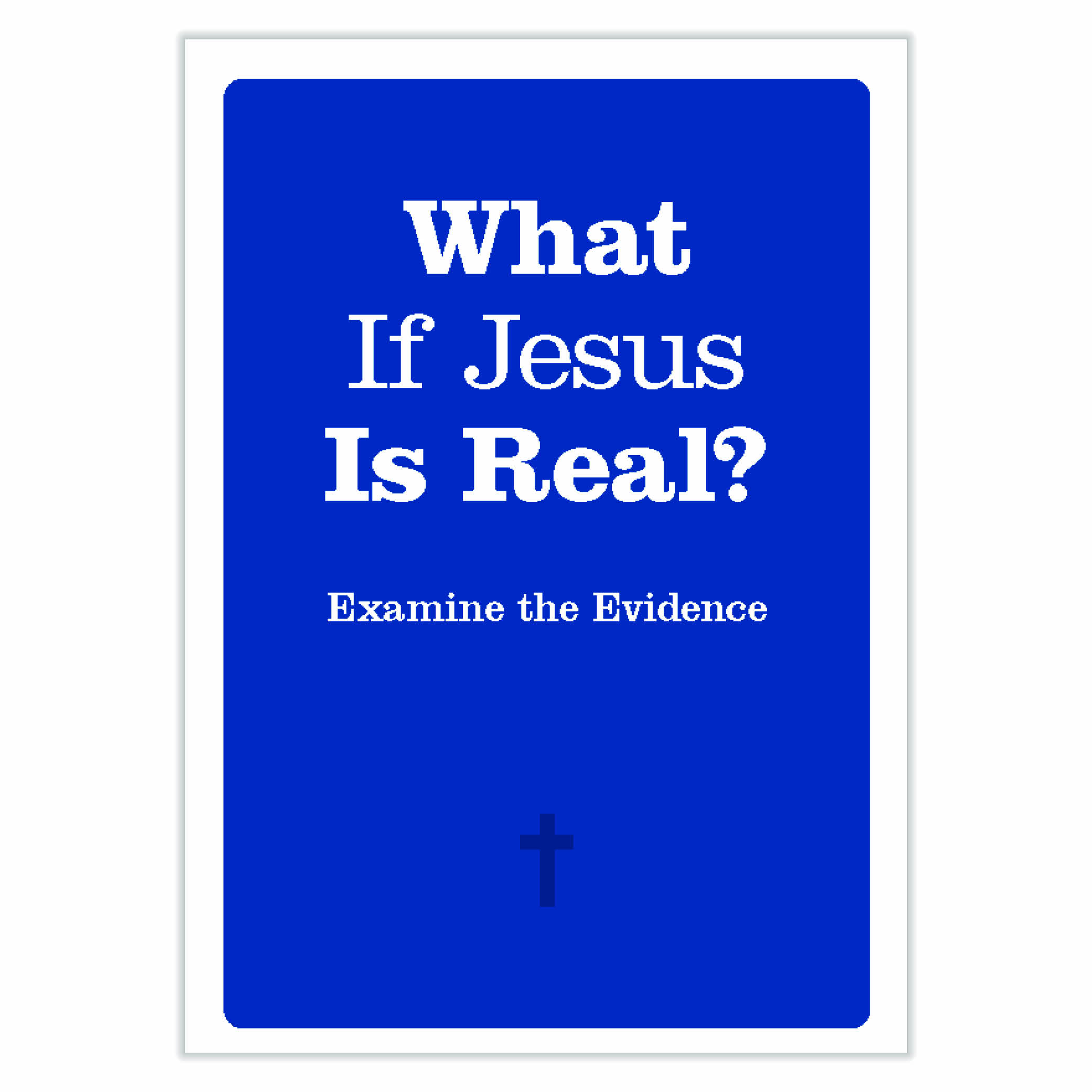 Miniboekje "Wat als Jezus echt is?" (10 stuks Engels)